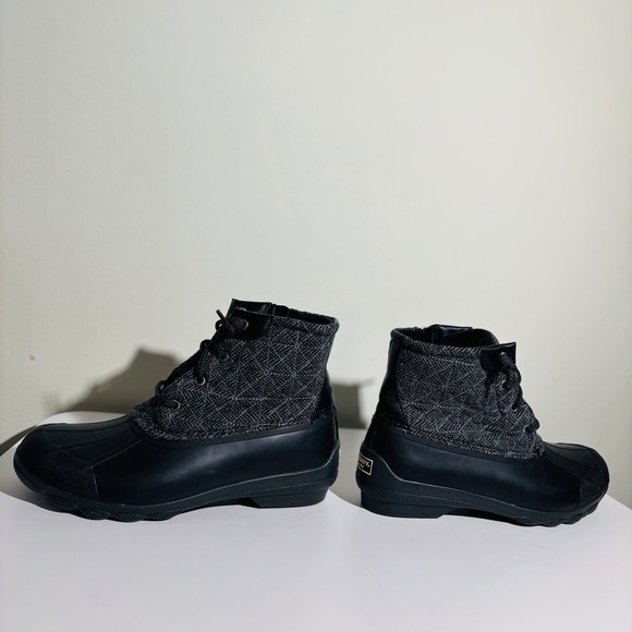 FINAL SALE 🚨 Sperry Syren Gulf Women's Duck Wool Boot 9.5 Grey/Black STS99766 - Picture 3 of 8
